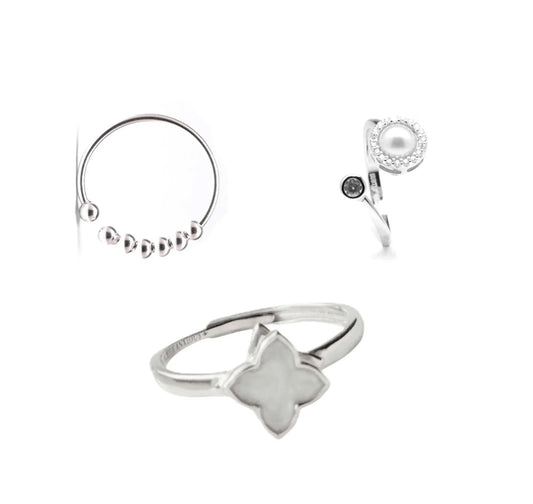Subtly anxious anxiety rings