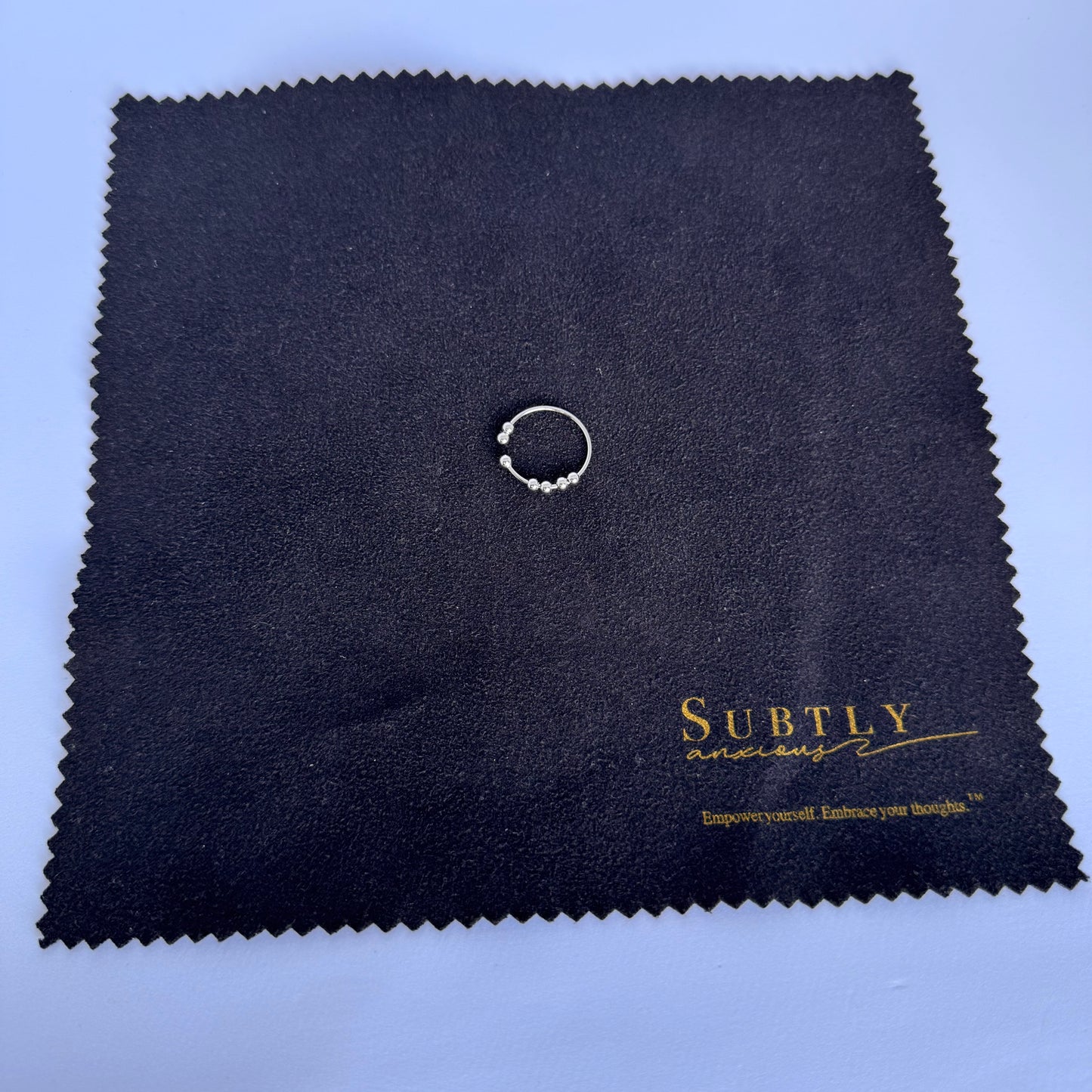 Jewellery polishing cloth for sterling silver - Subtly Anxious