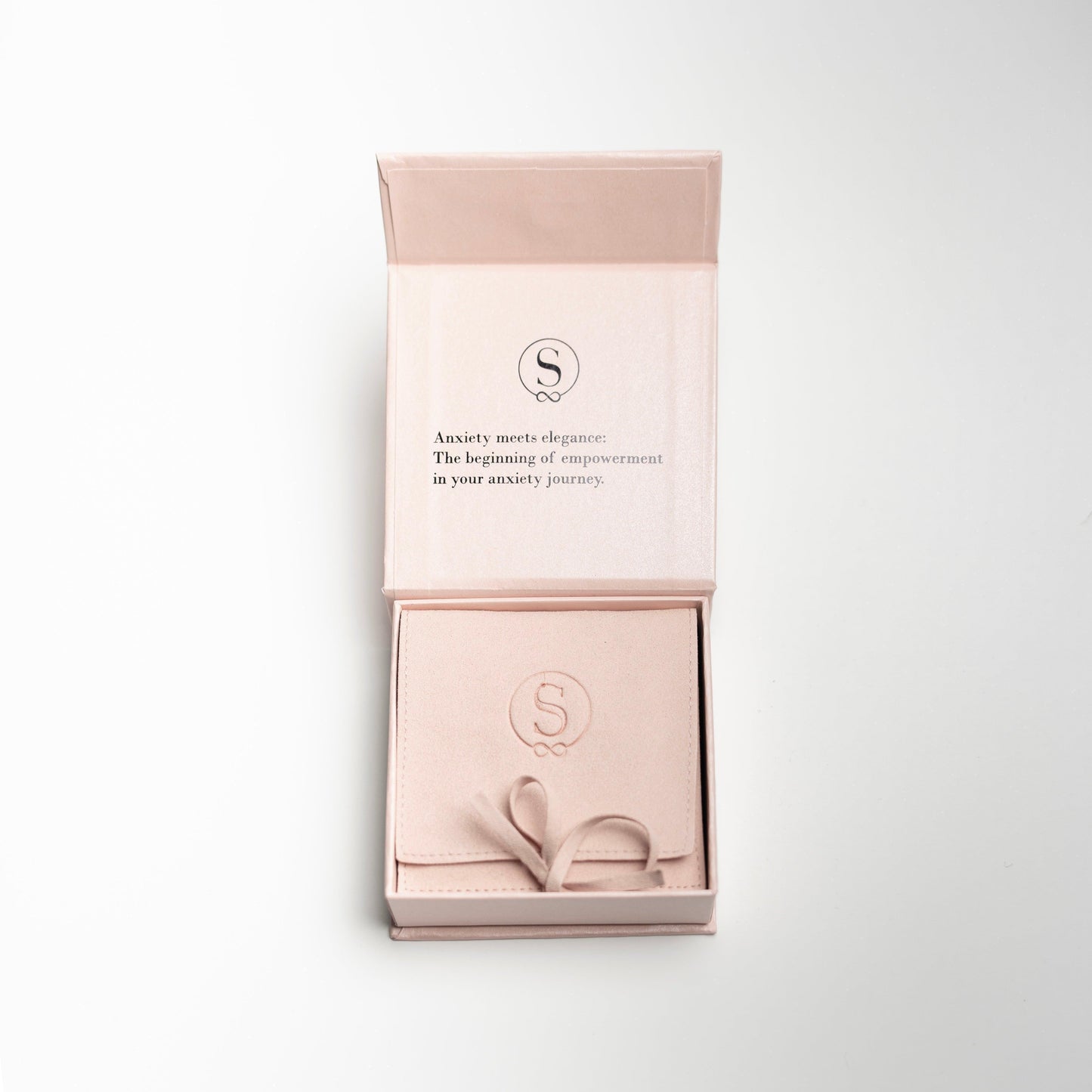 Silver fidget ring and Remmie white gold spinning flower ring Bundle - Subtly Anxious