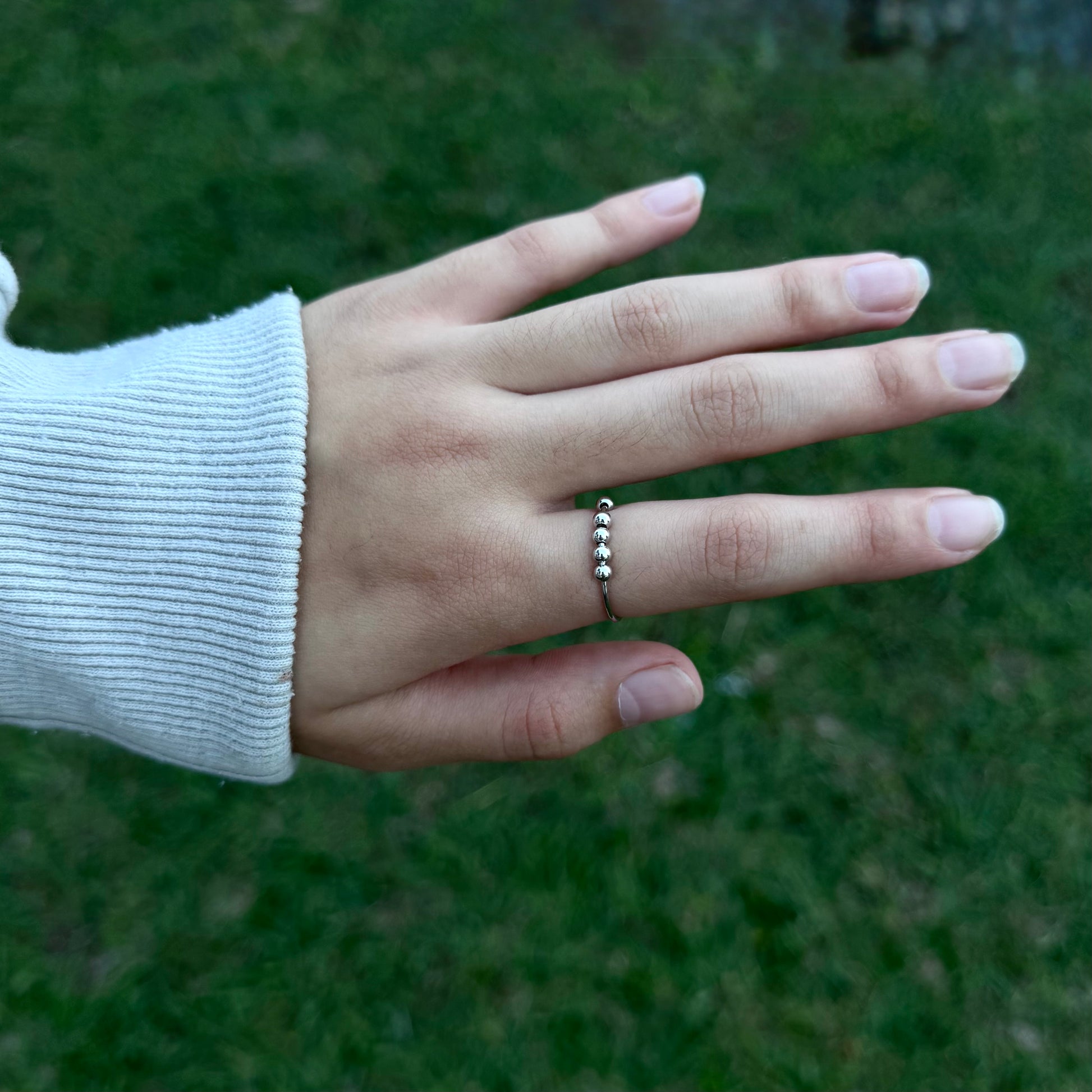 Kids fidget ring worn by 15 year old girl 